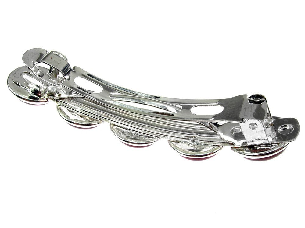 Clama de par cu pietre naturale carneol - GlamBazaar.ro