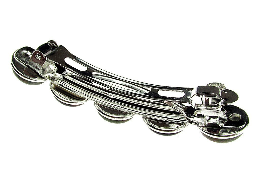 Clama de par cu pietre naturale cuart roz - GlamBazaar.ro