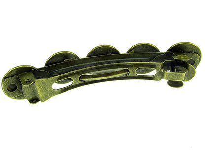 Clama de par vintage cu ochi de tigru - GlamBazaar.ro