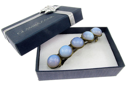 Clama de par vintage cu opalit - GlamBazaar.ro