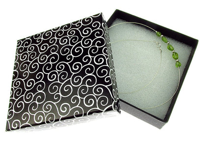 Colier fir argint cu peridot - GlamBazaar.ro