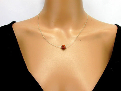 Colier fir argint cu Rudraksha - GlamBazaar.ro