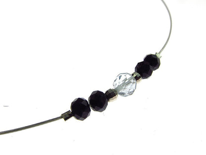 Colier fir argint cu safir si topaz - GlamBazaar.ro