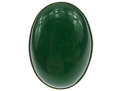 Inel argint reglabil masiv cu agata verde 25x18 MM - GlamBazaar.ro