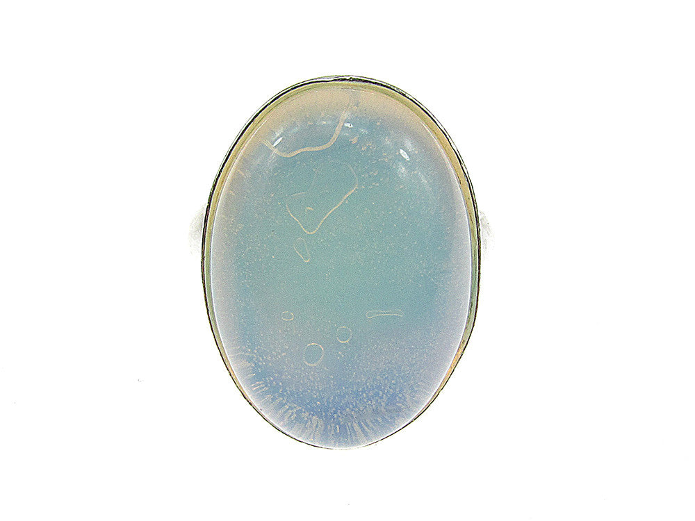 Inel argint reglabil opalit 18x13 MM