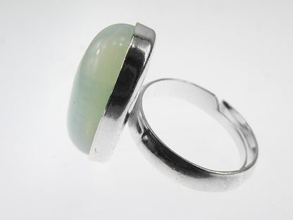 Inel argint reglabil opalit 18x13 MM