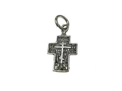 Pandantiv argint cruce ortodoxa UNICAT