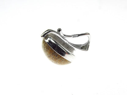 Pandantiv argint cu jasp Picture natural10 MM - GlamBazaar.ro