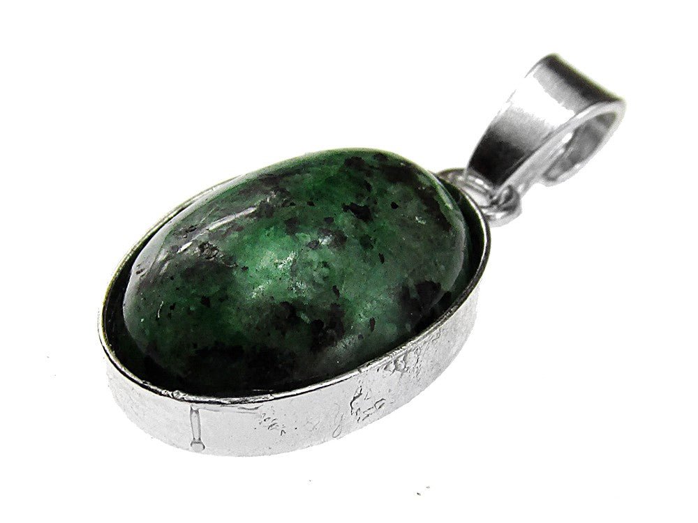 Pandantiv argint cu rubin zoisit 14x10 MM - GlamBazaar.ro