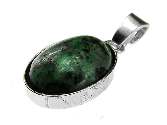 Pandantiv argint cu rubin zoisit 14x10 MM - GlamBazaar.ro