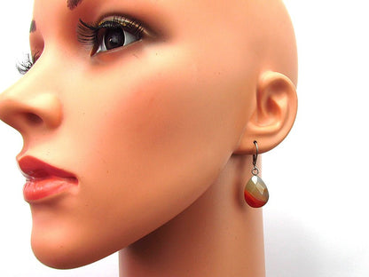 Set bijuterii dama carneol si malachit - GlamBazaar.ro