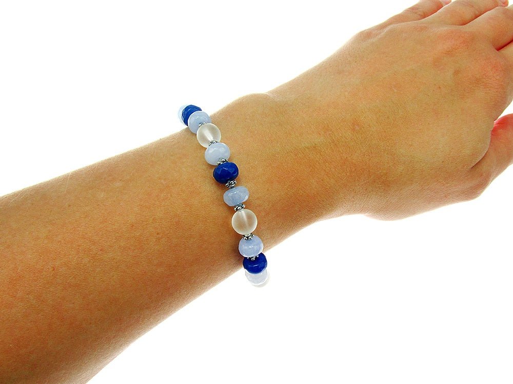 Set bijuterii Winter Dream jad si cuart - GlamBazaar.ro