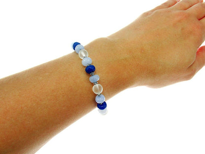 Set bijuterii Winter Dream jad si cuart - GlamBazaar.ro