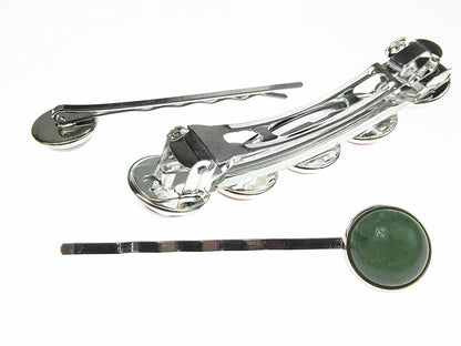 Set clama de par si 2 agrafe talisman zodia Berbec - GlamBazaar.ro