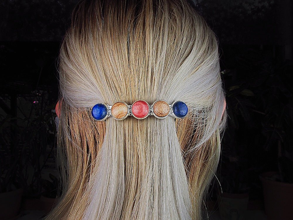 Set clama de par si 2 agrafe talisman zodia Capricorn - GlamBazaar.ro