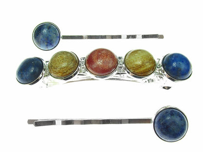 Set clama de par si 2 agrafe talisman zodia Capricorn - GlamBazaar.ro