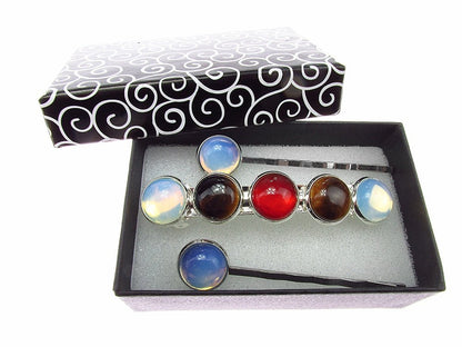 Set clama de par si 2 agrafe talisman zodia Fecioara - GlamBazaar.ro