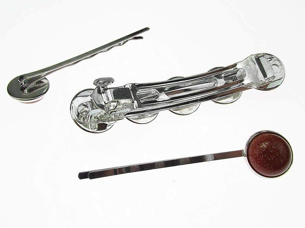 Set clama de par si 2 agrafe talisman zodia Leu - GlamBazaar.ro