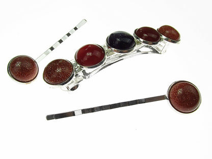 Set clama de par si 2 agrafe talisman zodia Leu - GlamBazaar.ro