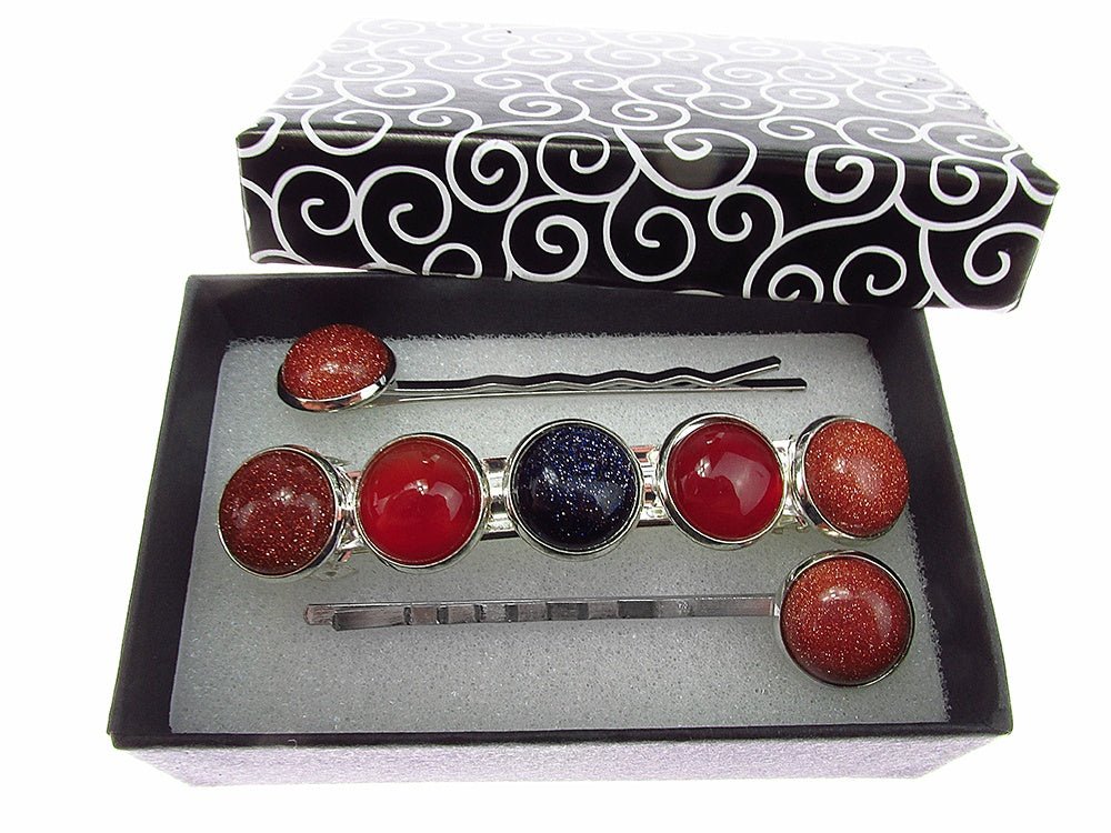 Set clama de par si 2 agrafe talisman zodia Leu - GlamBazaar.ro