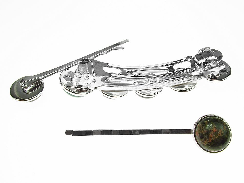 Set clama de par si 2 agrafe talisman zodia Scorpion - GlamBazaar.ro