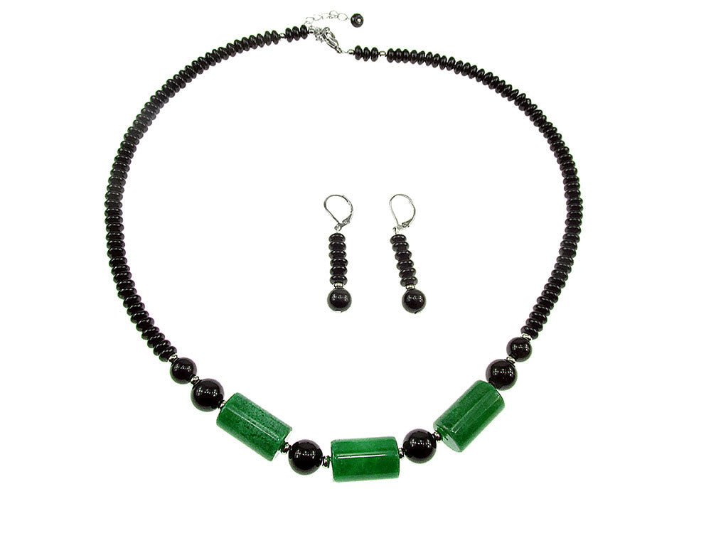 Set onix si jad verde - GlamBazaar.ro