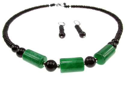 Set onix si jad verde - GlamBazaar.ro